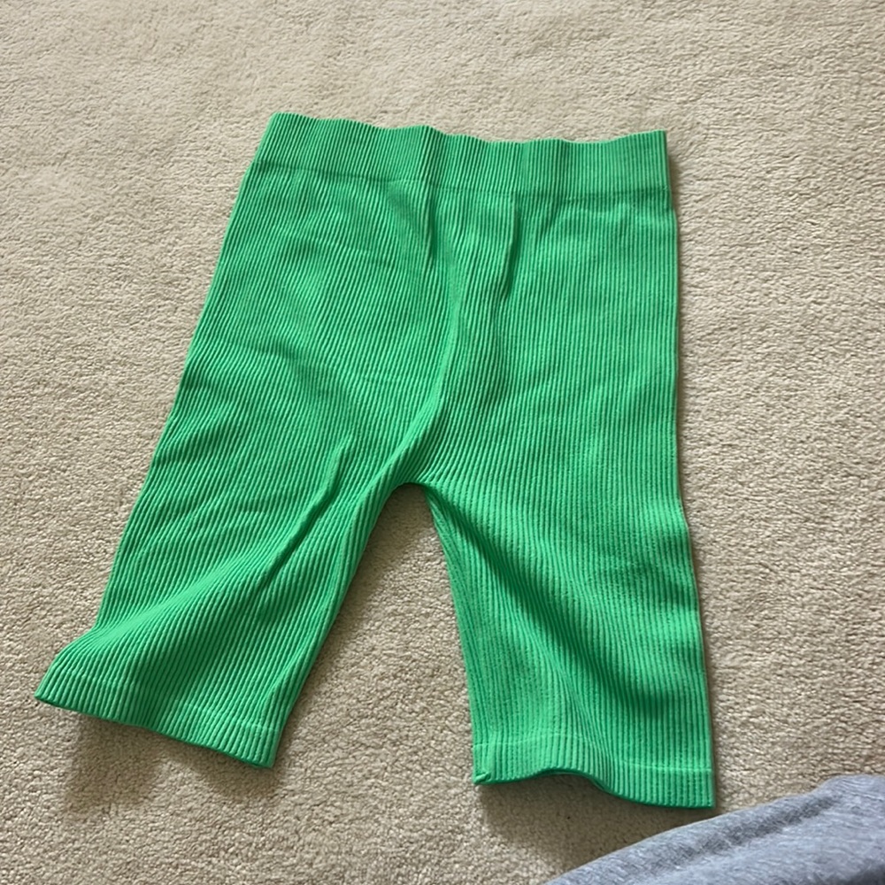 zara biker shorts